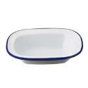 Traditional Enamel 16cm Oblong Pie Dish