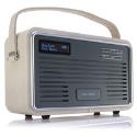 View Quest Retro DAB and iPhone Radio (Cream)