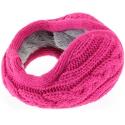 Knitted Headphone Earmuffs (Pink)