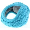 Knitted Headphone Earmuffs (Turquoise)