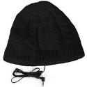 Headphone Hats (Chunky Knit Black)