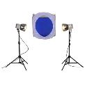 Interfit INT320 500 Watt Tungsten kit with 120cm Popup Light Tent