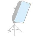 Bowens Wafer Spare Mylar Screen 1 - Blue