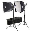 Interfit INT196 Stellar X Solarlite Two Head Softbox Kit (medium)