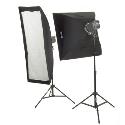 Interfit INT198 Stellar X Solarlite Two Head Softbox Kit (mixed)