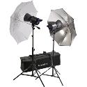 Interfit INT463 Stellar XD 1000 Twin Umbrella Kit