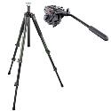 Manfrotto 055XBK Classic Tripod with 701HDV Pro Fluid Video Mini Head