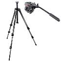 Manfrotto 190CXV3 Carbon Fibre 3 Section Tripod with 701HDV Head