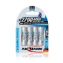 Ansmann 4 x AA NiMh 2700mAh Batteries